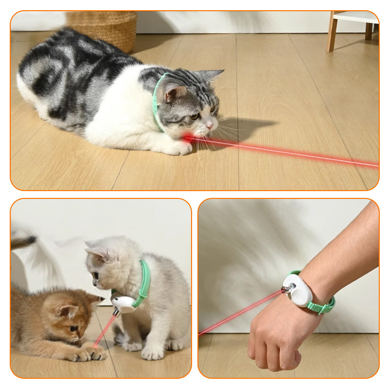 Cat Collar Motion-Activated Laser USB Rechargeable