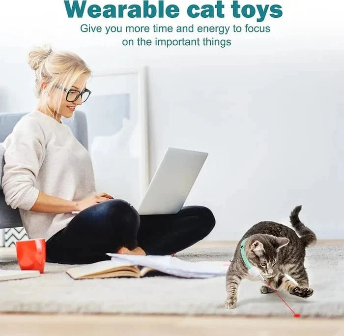 Cat Laser Collar Automatic Hands Free Adjustable Fit