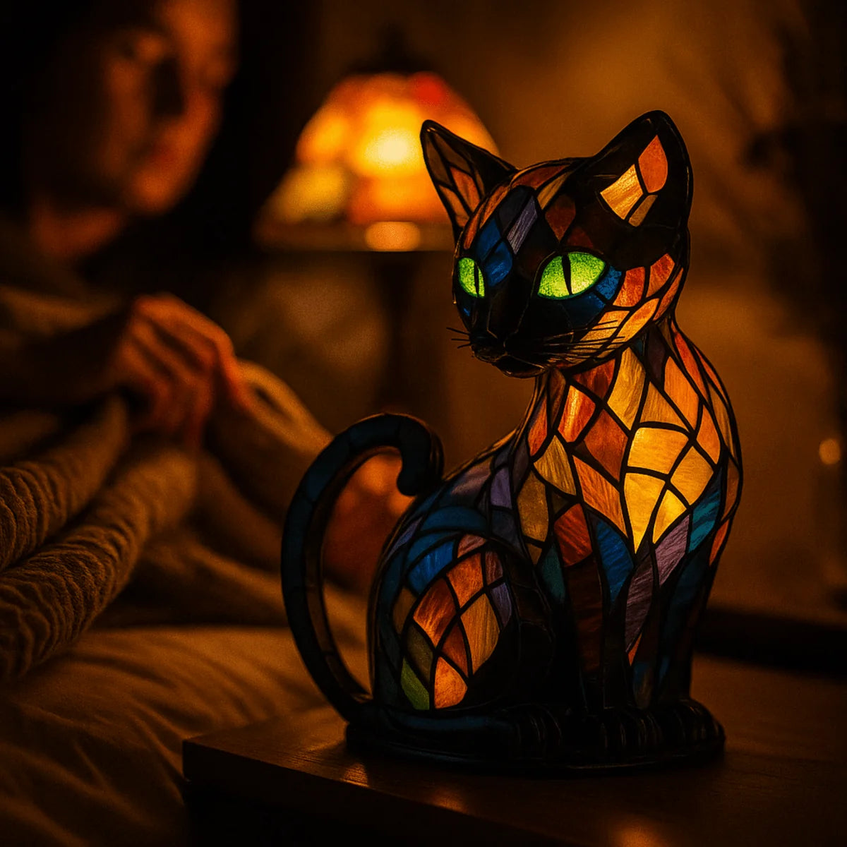 Cat Night Light Soft Silicone Rechargeable & Touch Control