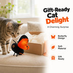 Cat Toy Motion-Activated Flapping Butterfly Soft Plush Body