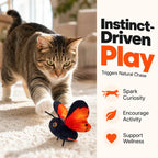 Cat Toy Motion-Activated Flapping Butterfly Soft Plush Body