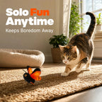 Cat Toy Motion-Activated Flapping Butterfly Soft Plush Body