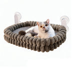 Cat Window Perch Foldable Suction Cup Washable Plush Cover