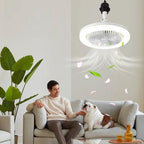 Ceiling Fan Light E27 Socket Integrated LED & Remote