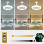 Ceiling Fan Light E27 Socket Integrated LED & Remote