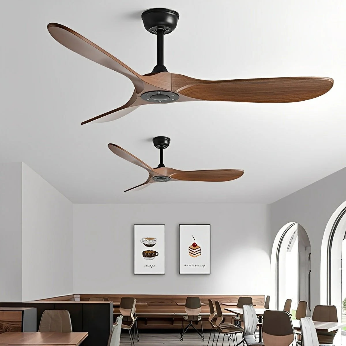 Ceiling Fan Quiet DC Motor Reversible Airflow