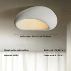 Ceiling Lamp Pebble Design Matte Stone-Look Three-Setting Warm LED