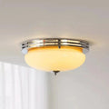 Ceiling Light Bauhaus Glass Shade Warm Diffused Lighting