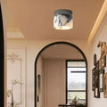 Ceiling Light Marble-Effect LED Cylinder