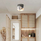 Ceiling Light Marble-Effect LED Cylinder