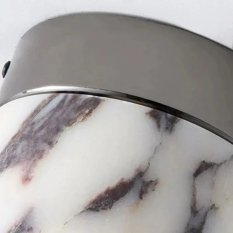 Ceiling Light Marble-Effect LED Cylinder