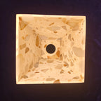 Ceiling Light Minimalist Japanese Clear Lampshade Warm Glow