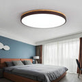 Ceiling Light Natural Wood Accent Three Light Tones