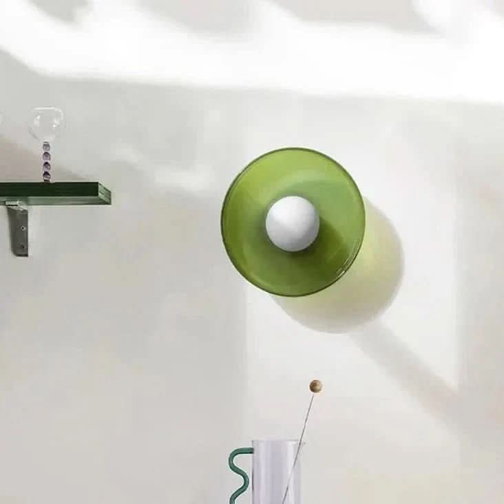 Ceiling Light Transparent Glass LED-Compatible Diffused Light