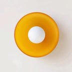 Ceiling Light Transparent Glass LED-Compatible Diffused Light