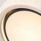 Ceiling Light Yellow Travertine Warm White LED