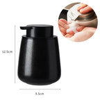 Ceramic Soap Dispenser Push Pump Large Capacity