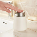 Ceramic Soap Dispenser Push Pump Large Capacity