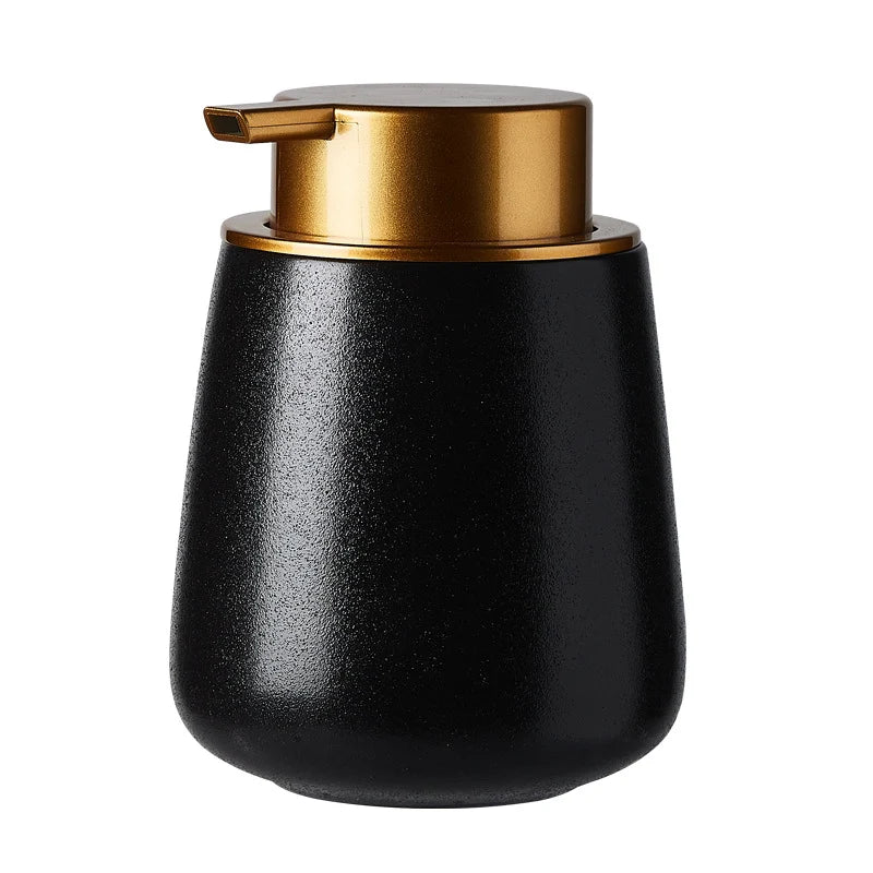 Ceramic Soap Dispenser Push Pump Large Capacity