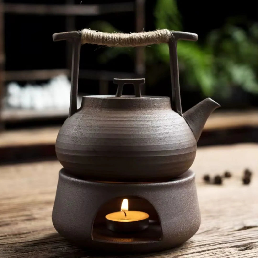 Ceramic Teapot Handcrafted Stovetop Compatible