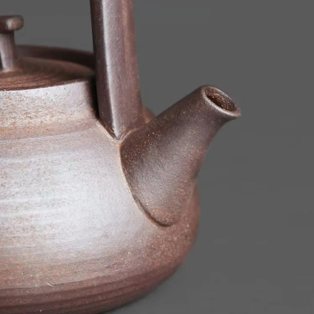 Ceramic Teapot Handcrafted Stovetop Compatible