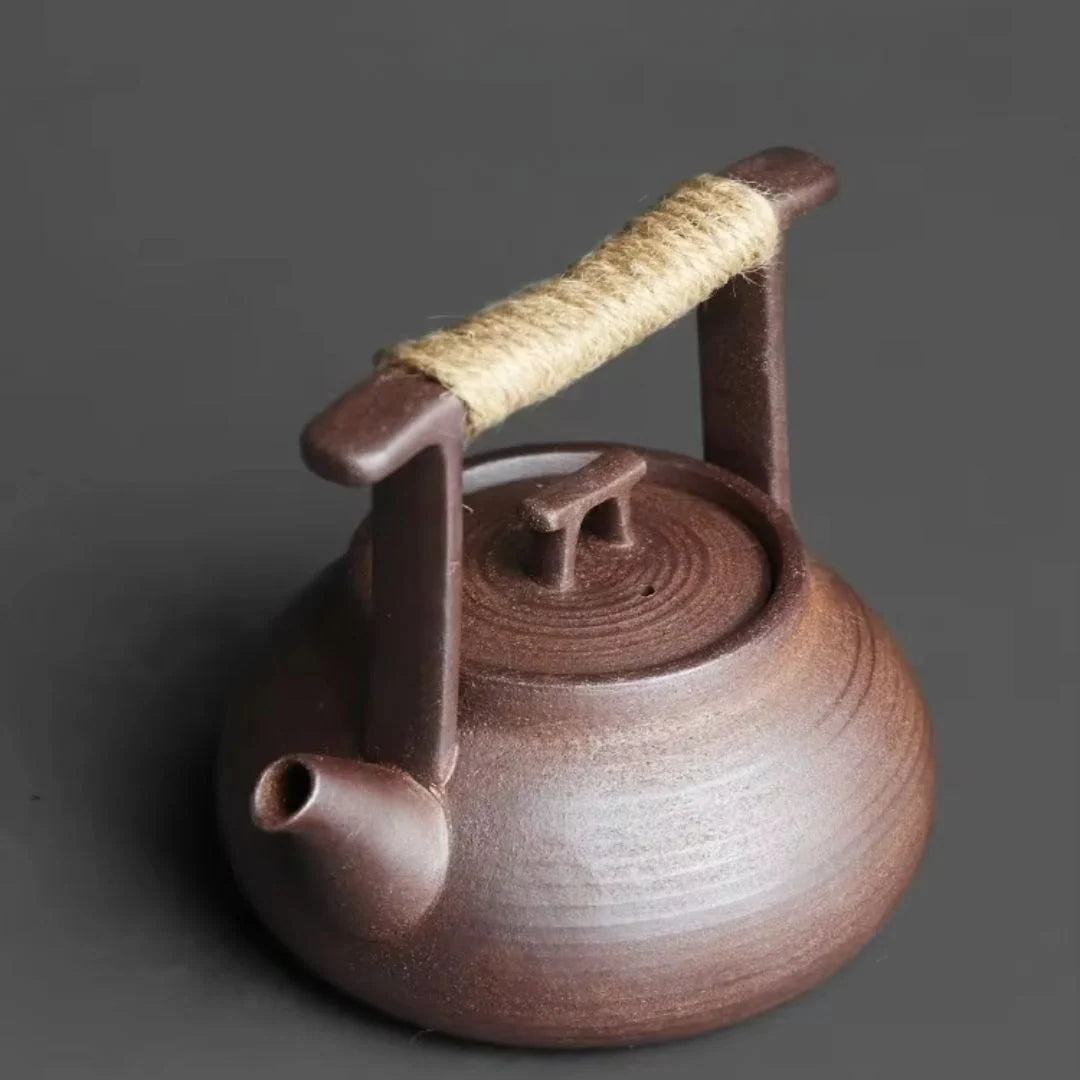 Ceramic Teapot Handcrafted Stovetop Compatible