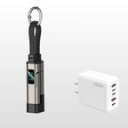 Charging Cable 4-in-1 Digital Power Display Keychain