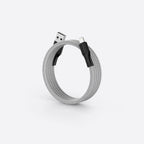 Charging Cable Magnetic Spiral 100W Multi-Connector