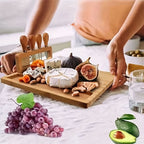 Cheese Board Set Bamboo Cutting & Serving