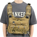 Chest Bag Water-Repellent Oxford Adjustable Vest-Style