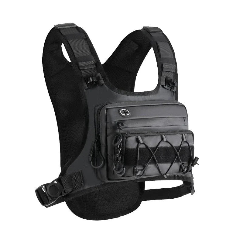 Chest Bag Water-Repellent Oxford Adjustable Vest-Style