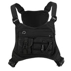 Chest Rig Weather-Resistant Adjustable Straps Multiple Pockets