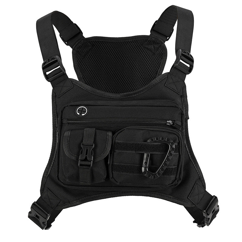 Chest Rig Weather-Resistant Adjustable Straps Multiple Pockets