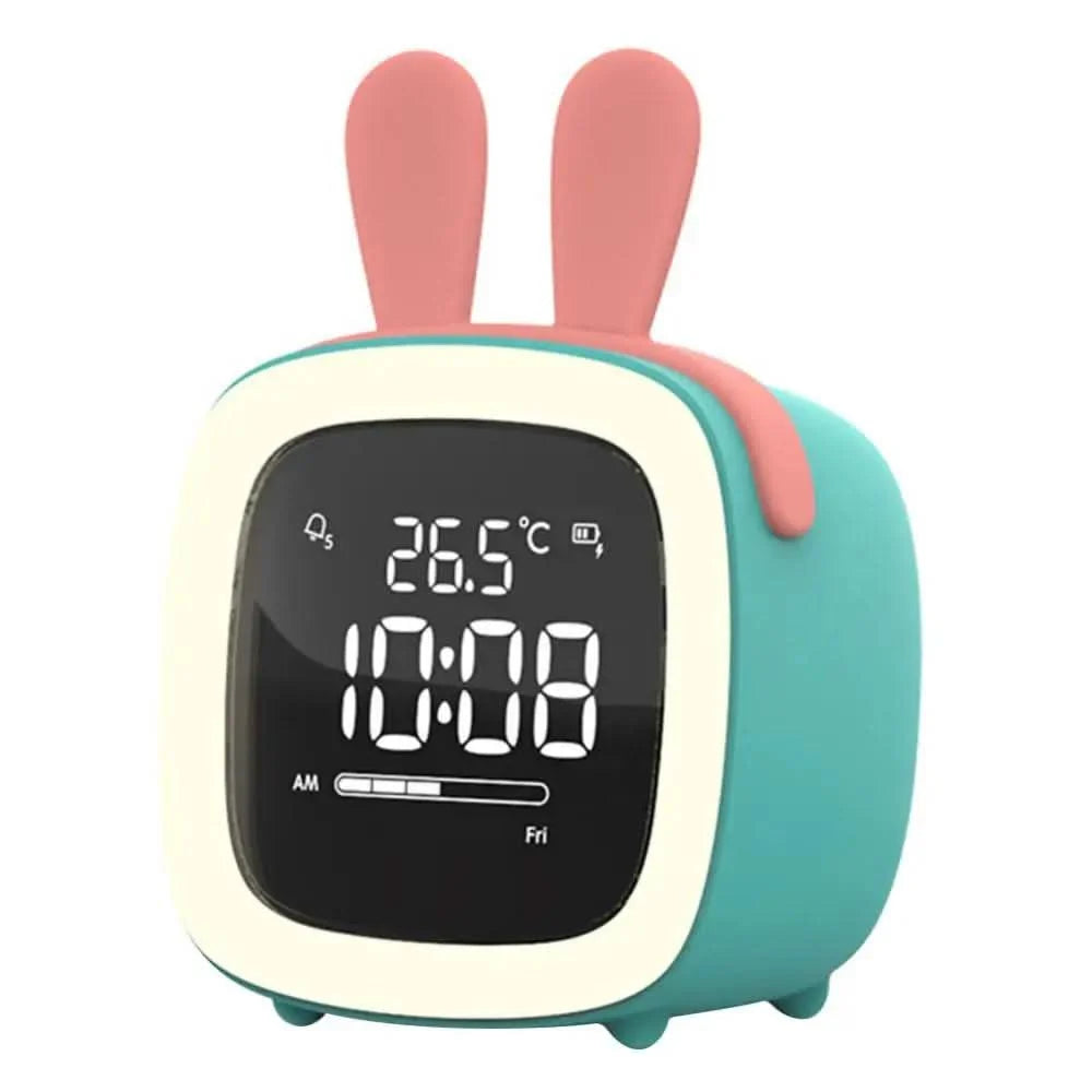 Children’s Alarm Clock Animal Design Dimmable LED Night Light