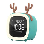Children’s Alarm Clock Animal Design Dimmable LED Night Light