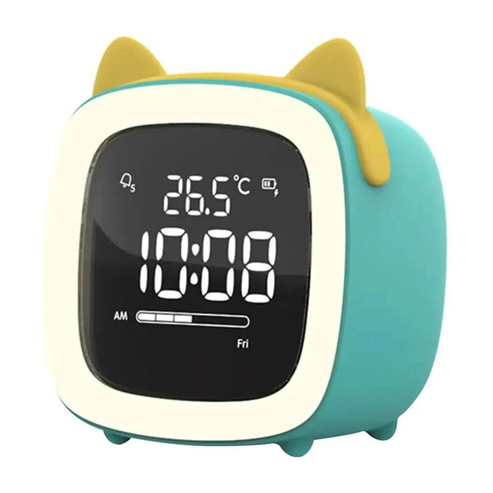 Children’s Alarm Clock Animal Design Dimmable LED Night Light
