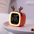 Children’s Alarm Clock Animal Design Dimmable LED Night Light