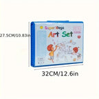 Children's Art Set 208-Piece Foldable Case & Easel