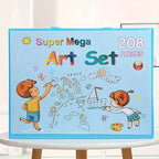Children's Art Set 208-Piece Foldable Case & Easel