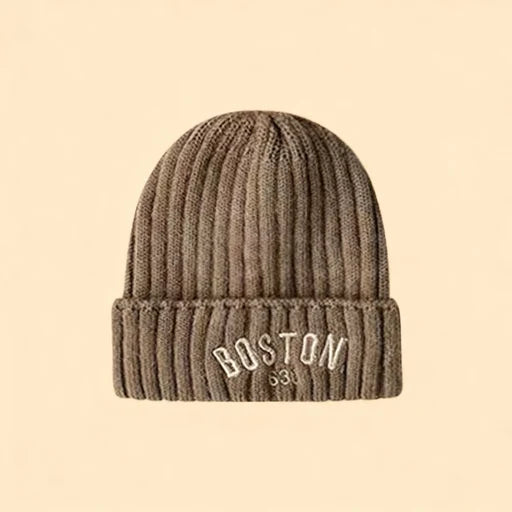 Children’s Knit Hat Stretchy Fold-Up Ear Flaps