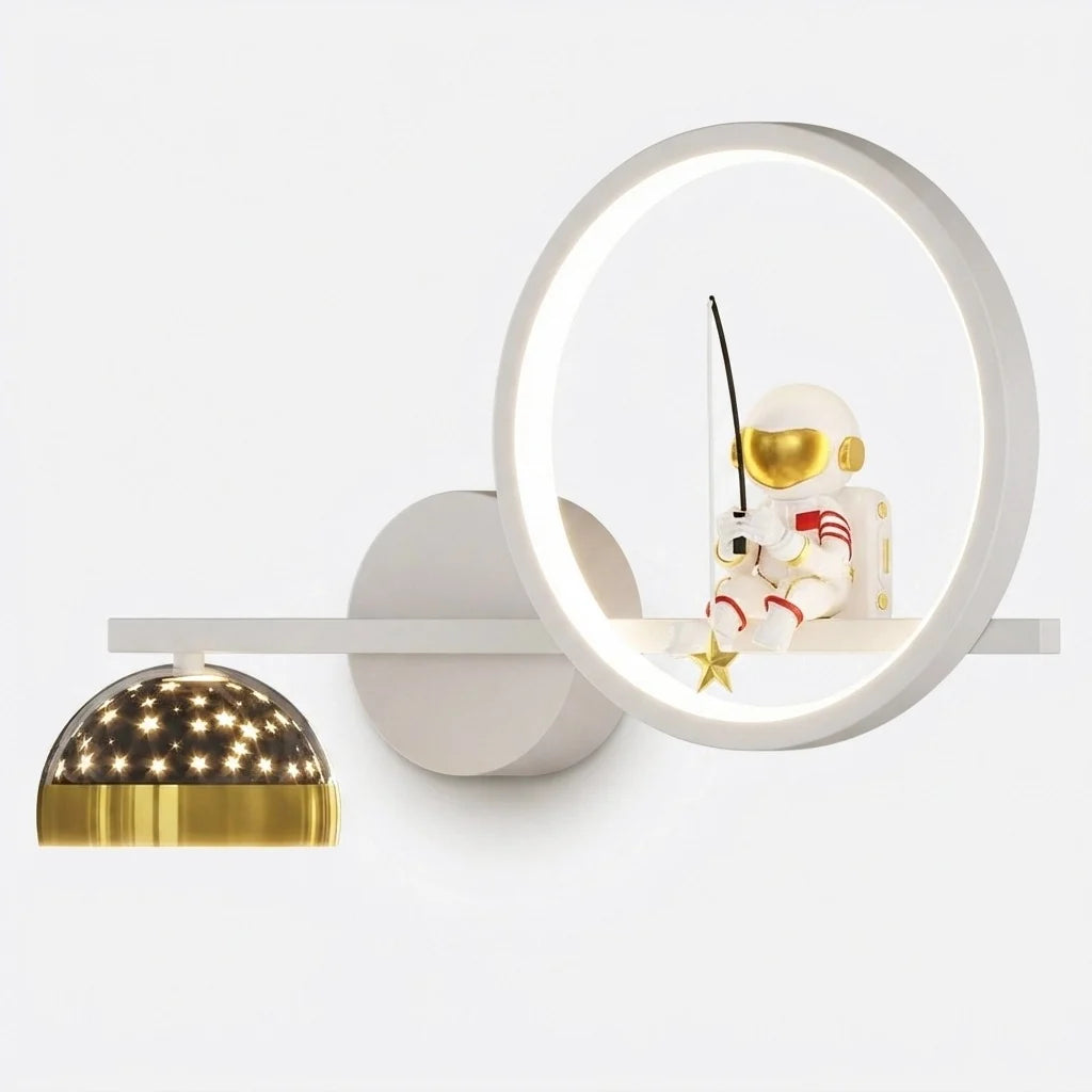 Children's Wall Light Moon & Star Integrated Warm LED