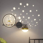 Children's Wall Light Moon & Star Integrated Warm LED