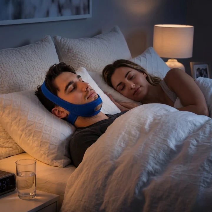 Chin Strap Anti-Snoring Soft Neoprene Adjustable Velcro