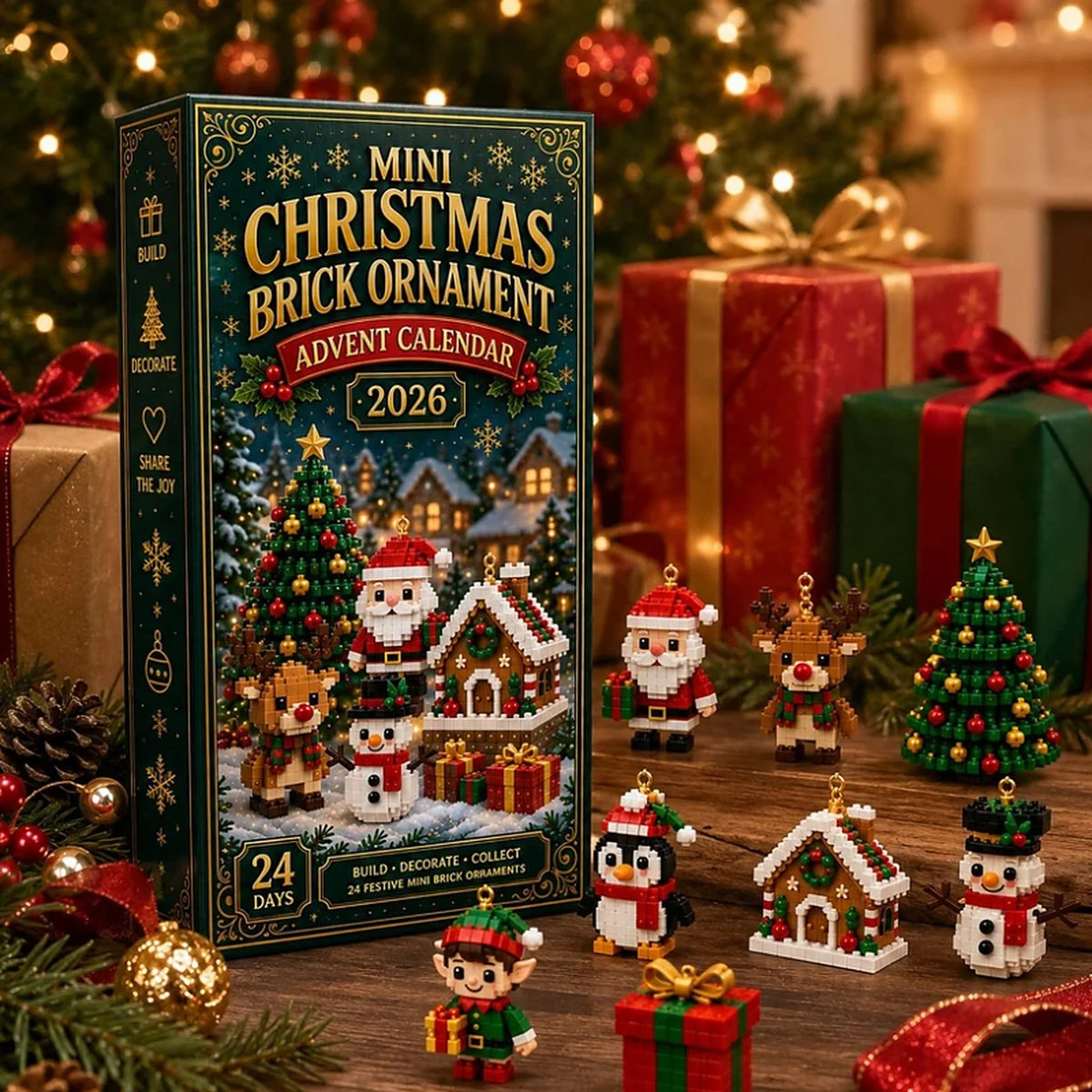 Christmas Advent Calendar 24 Mini Building Sets