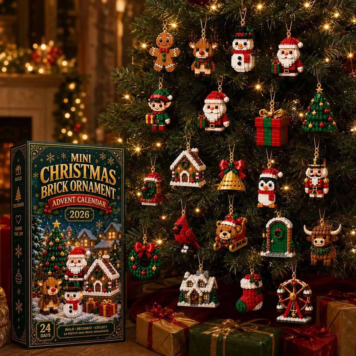 Christmas Advent Calendar 24 Mini Building Sets