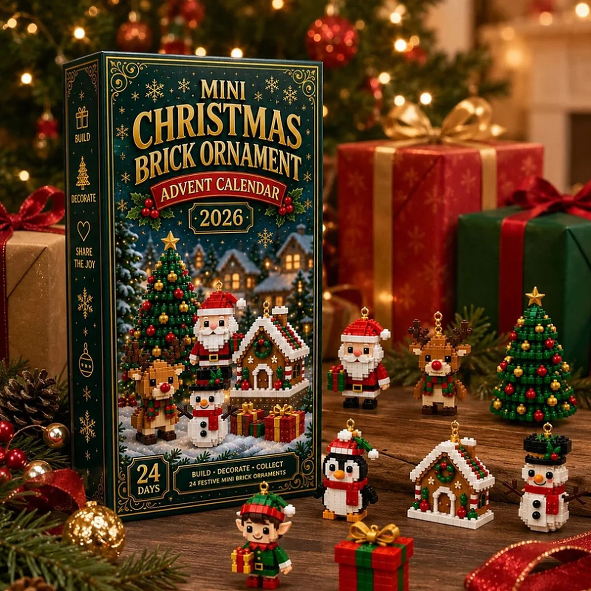 Christmas Advent Calendar 24 Mini Building Sets
