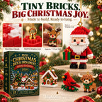 Christmas Advent Calendar Mini Brick Ornaments Set of 24