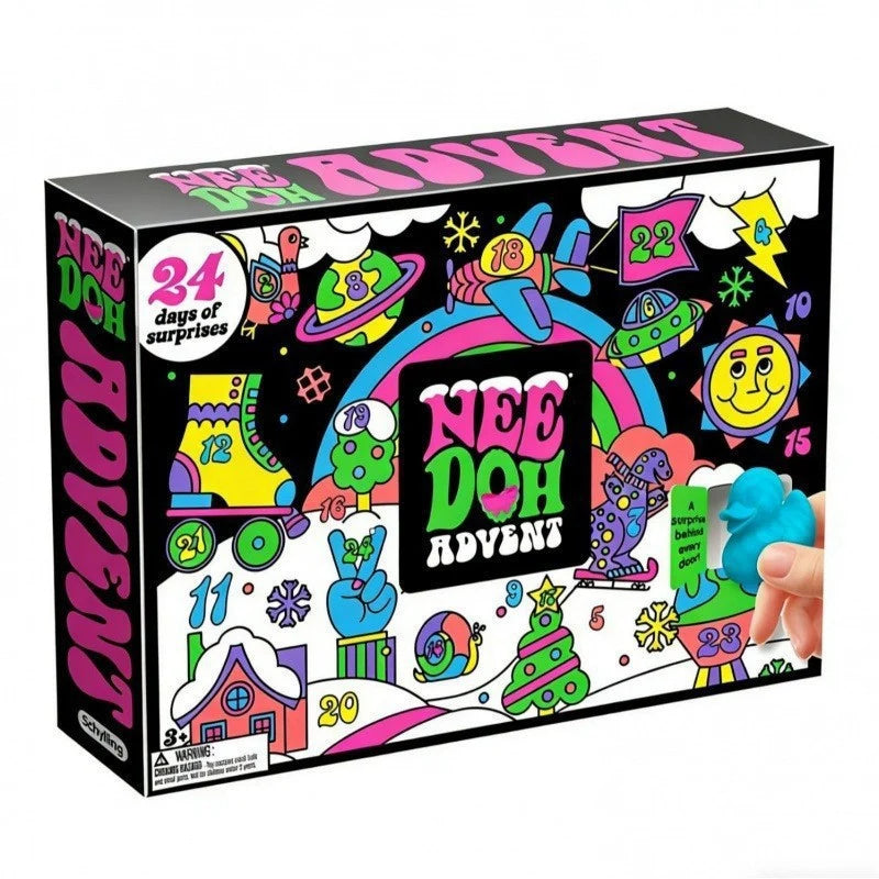 Christmas Advent Calendar Resin Squeeze Toys