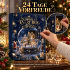 Christmas Bauble Advent Calendar 24-Day Countdown With 24 Ornaments