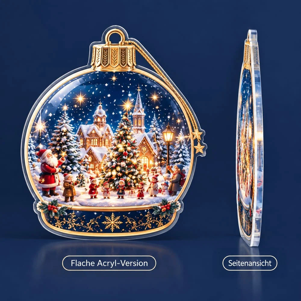Christmas Bauble Advent Calendar 24-Day Countdown With 24 Ornaments